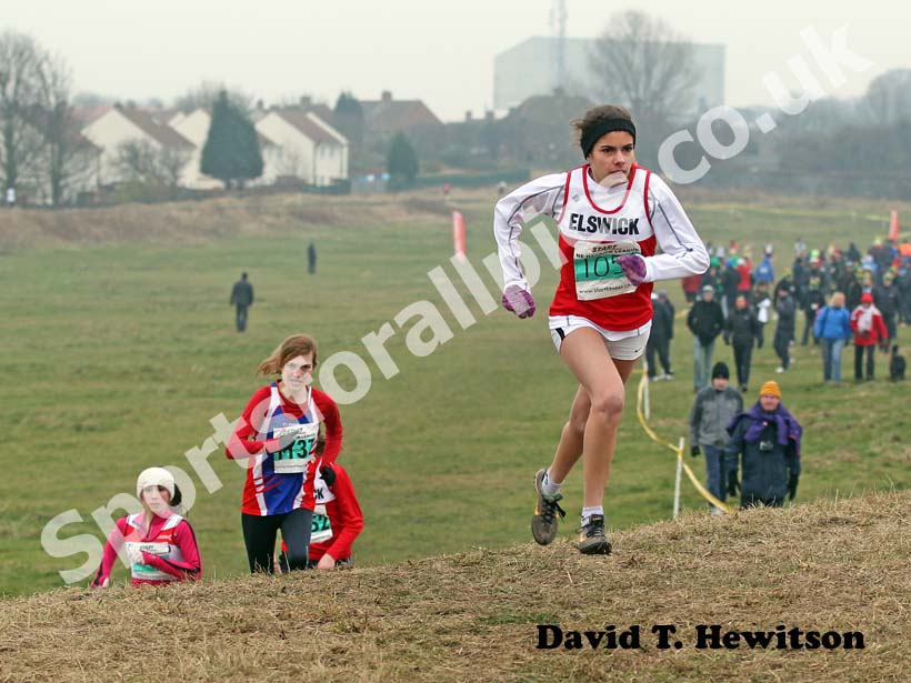 No 1056,  Junior Women North East Harrier League, Wrekerton, Gateshead.